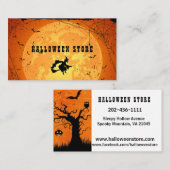 Halloween Store Pumpkin Patch personaliseren Visitekaartje (Voorkant / Achterkant)