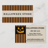 Halloween Store Pumpkin Patch personaliseren Visitekaartje (Voorkant / Achterkant)