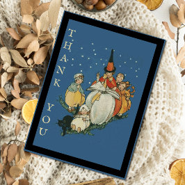 Halloween Storytime Little Witch Black Cat Bedankkaart