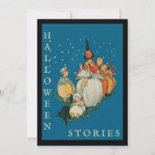 Halloween Storytime Little Witch Black Cat Kaart (Voorkant)