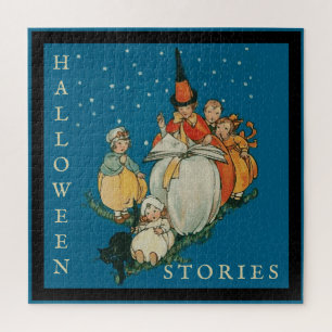 Halloween Storytime Little Witch Black Cat Legpuzzel