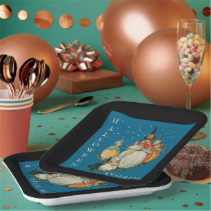 Halloween Storytime Little Witch Black Cat Papieren Bordje