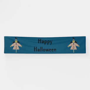 Halloween Straw Scarecrow en Ravens Custom Spandoek