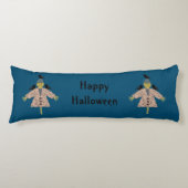 Halloween Straw Scarecrow en Ravens Double Sided Lichaamskussen (Voorkant)
