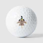 Halloween Straw Scarecrow en Ravens Golfballen (Voorkant)