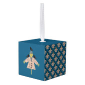 Halloween Straw Scarecrow en Ravens Patterned Decoratie (Achter hoekig)