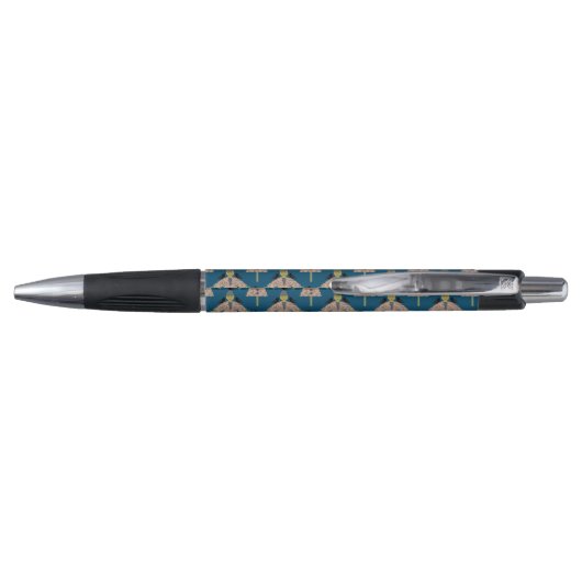 Halloween Straw Scarecrow en Ravens Patterned Pen (Achterkant)