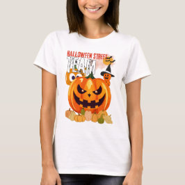 Halloween Street Team Boo Grappig en Schattige T-S T-shirt