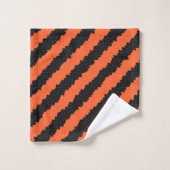 Halloween strepen badhanddoekenset bad handdoek (Wasdoekje)