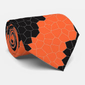 halloween strepen stropdas (Opgerold)