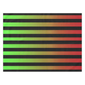 Halloween strip tafelkleed - rood sinaasappel groe (Voorkant (Horizontaal))