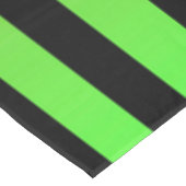 Halloween strip tafelkleed - rood sinaasappel groe (Gekanteld)