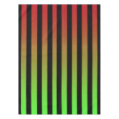 Halloween strip tafelkleed - rood sinaasappel groe (Voorkant)