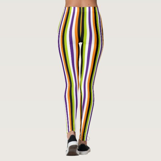 Halloween Stripe Leggings (Achterkant)