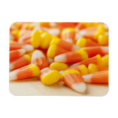 Halloween Striped Candy Corn Magneet (Horizontaal)