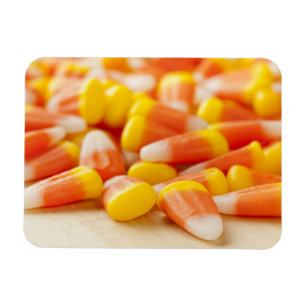 Halloween Striped Candy Corn Magneet