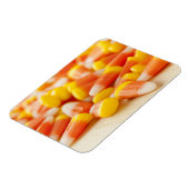 Halloween Striped Candy Corn Magneet (Linkerzijde)