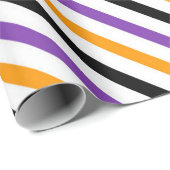 Halloween Stripes – Bold Diagonal Pattern Cadeaupapier (Rol Hoek)