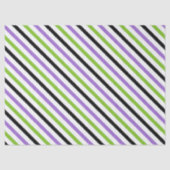 Halloween Stripes – Bold Diagonal Pattern Tissuepapier (Voorkant)