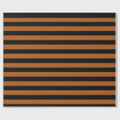 Halloween Stripes Cadeaupapier (Vlak)