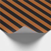 Halloween Stripes Cadeaupapier (Hoek)