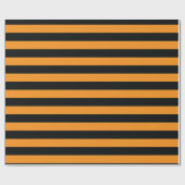 Halloween Stripes Cadeaupapier (Vlak)