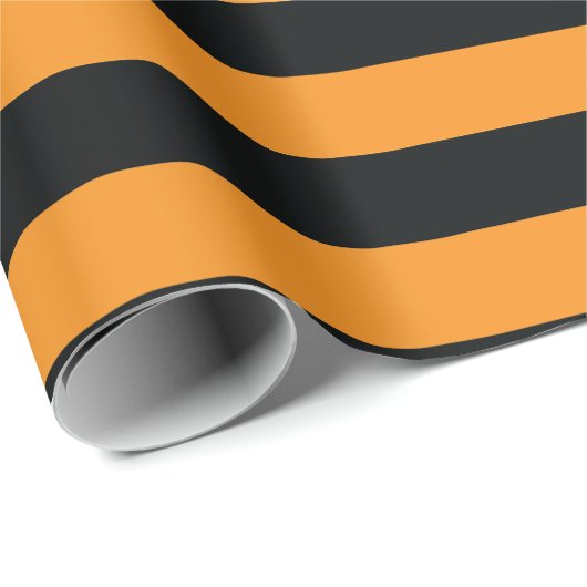 Halloween Stripes Cadeaupapier (Rol Hoek)