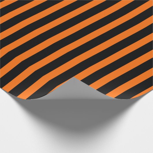 Halloween Stripes Cadeaupapier (Hoek)