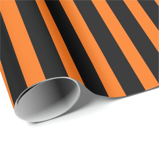 Halloween Stripes Cadeaupapier (Rol Hoek)