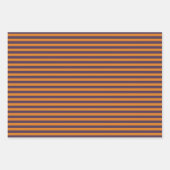 Halloween Stripes en Stippen Patroon Inpakpapier Vel (Voorkant)