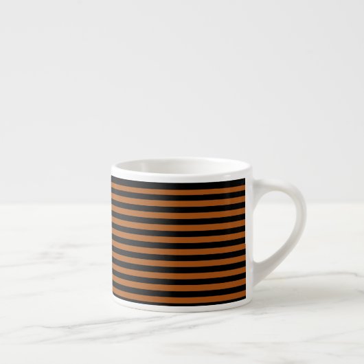 Halloween Stripes Espresso Kop (Rechts)