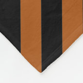 Halloween Stripes Fleece Deken (Hoek)