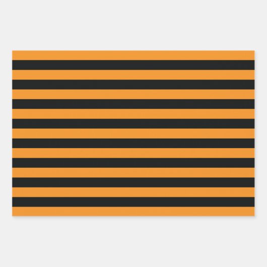 Halloween Stripes Inpakpapier Vel (Voorkant)