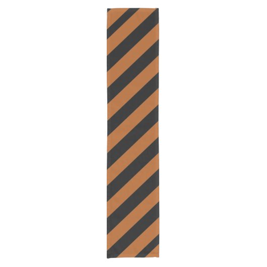 Halloween Stripes Korte Tafelloper (Voorkant)