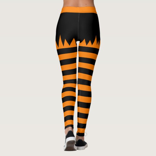 Halloween Stripes Leggings (Achterkant)