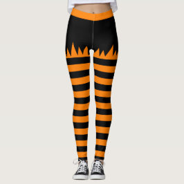 Halloween Stripes Leggings
