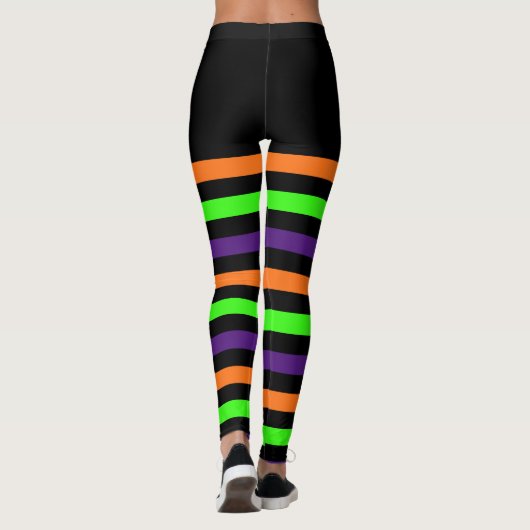 Halloween Stripes Leggings (Achterkant)