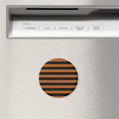 Halloween Stripes Magneet (Insitu (Vaatwasser))