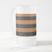 Halloween Stripes Matglas Bierpul (Voorkant links)