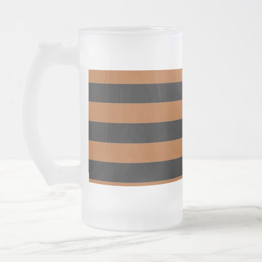 Halloween Stripes Matglas Bierpul (Links)