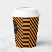 Halloween Stripes Papieren Bekers (Links)