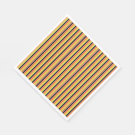 Halloween Stripes Servet (Hoek)