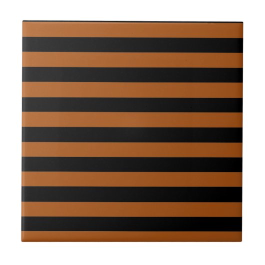 Halloween Stripes Tegeltje (Voorkant)