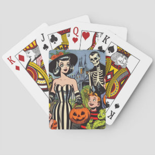 Halloween strips Pokerkaarten