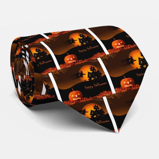 Halloween Stropdas (Opgerold)