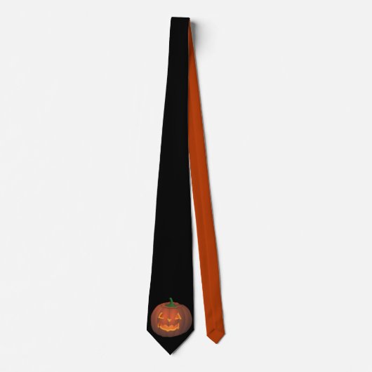 Halloween Stropdassen Cute Pumpkin Neckties Custom (Voorkant)