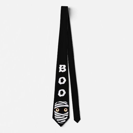 Halloween Stropdassen Mummy Neckties Niet-dood Str (Voorkant)