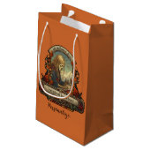 Halloween Student Skelet Grappig Quote Personalise Klein Cadeauzakje (Achterkant Gekanteld)