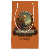 Halloween Student Skelet Grappig Quote Personalise Klein Cadeauzakje (Voorkant)