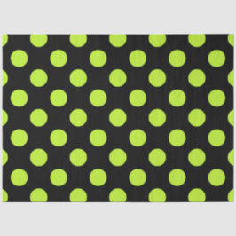 Halloween Style | Peridot Green en Black Stippen Tissuepapier